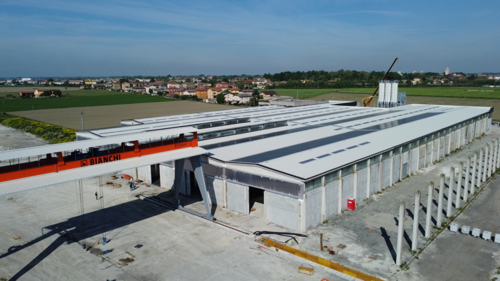 New production facility of BianchiPrefabbricati